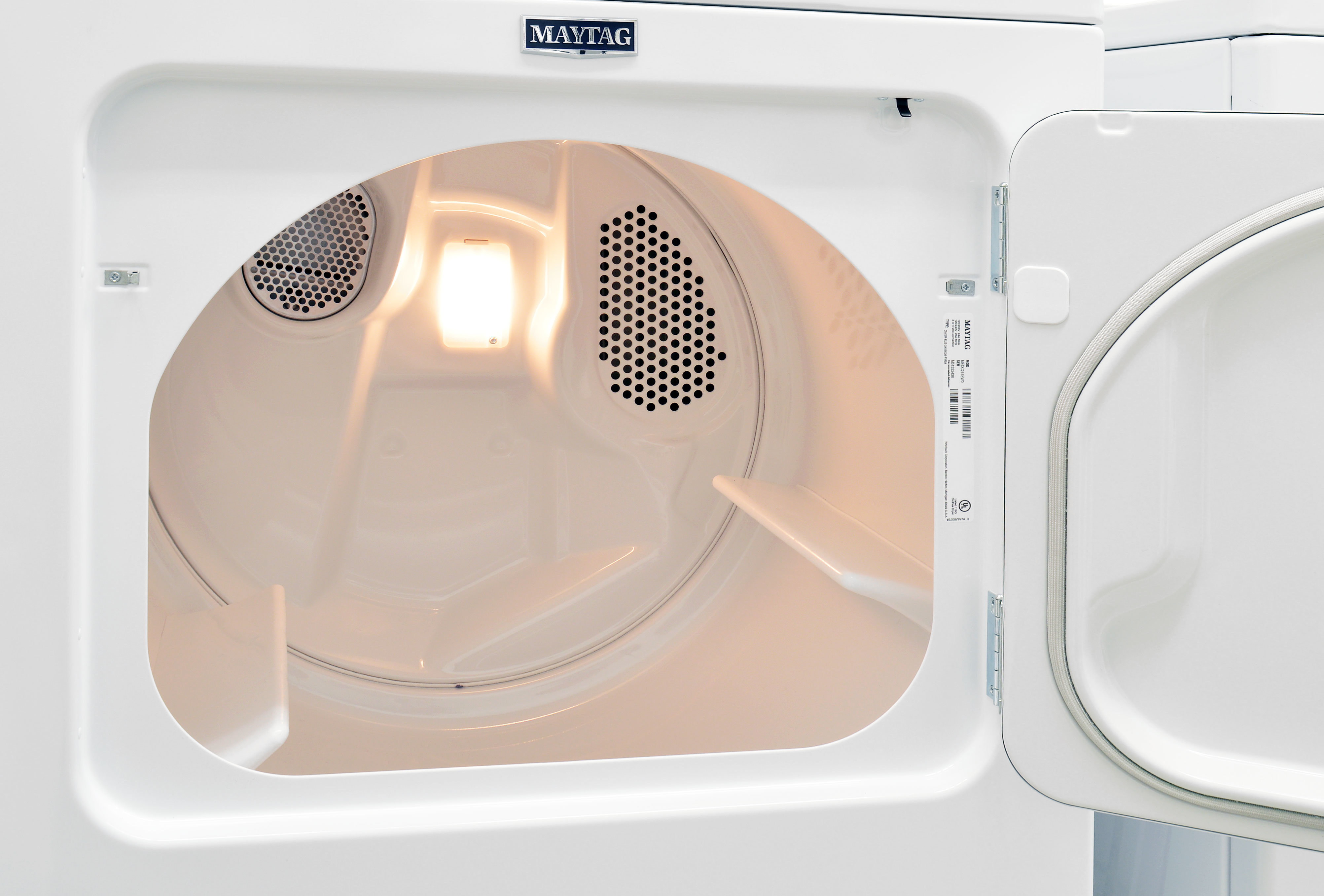Maytag Centennial MEDC215EW Dryer Review Laundry