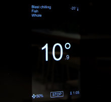 Life W30 Blast Chiller Controls