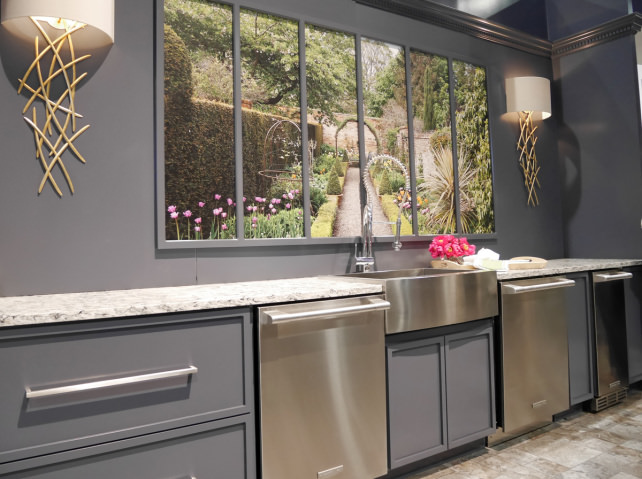 More custom cabinets at Electrolux Icon booth
