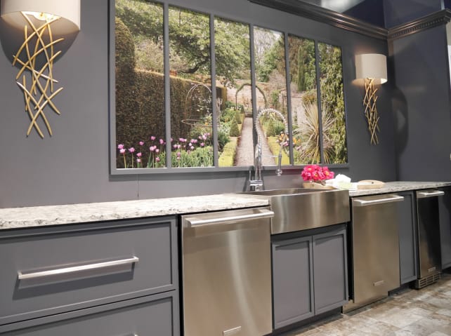 More custom cabinets at Electrolux Icon booth