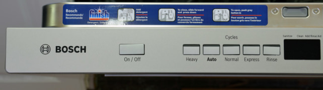 Bosch SHP65TL5UC Cycle Controls