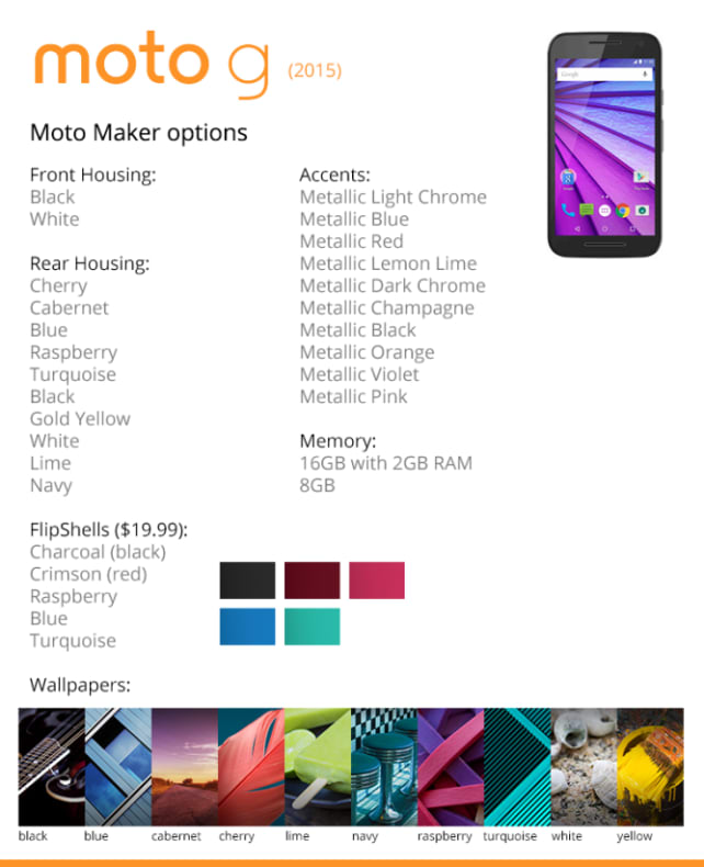 Moto Maker — 2015 Moto G