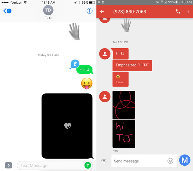iMessages on Android