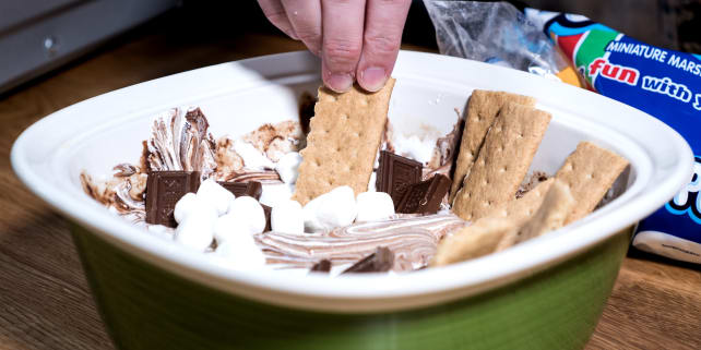 eating dip
