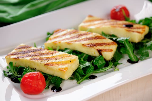 Grilled halloumi