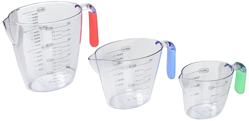Product Image - Vremi 3 Piece Plastic Measuring Cups