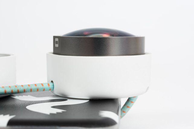 Iris Lens Close-Up