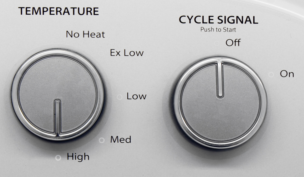 Whirlpool WED4915EW Controls