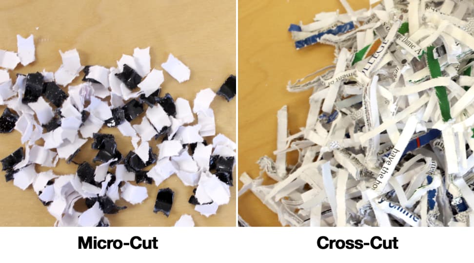 Paper shredder cross cut vs micro cut